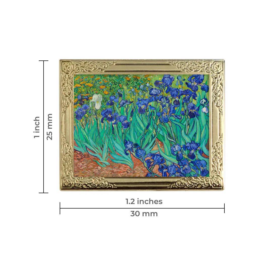 Art Framed Enamel Pin