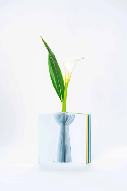 Paper Book Vase