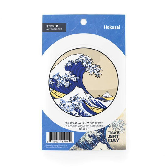 Great Wave Sticker Hokusai