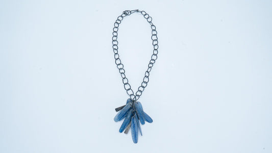Kyanite Cluster Necklace