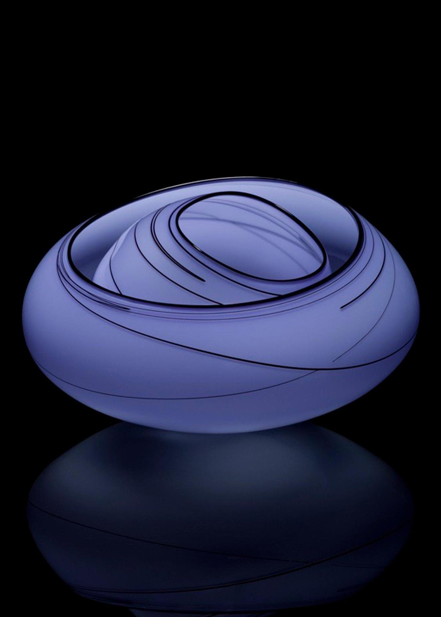 Pewter Blue Basket
