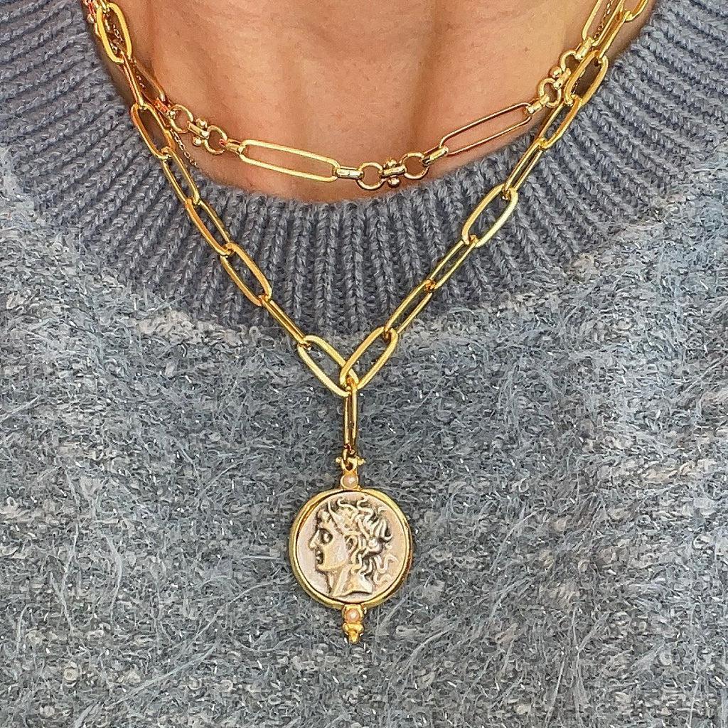 Coin Pendant Necklace