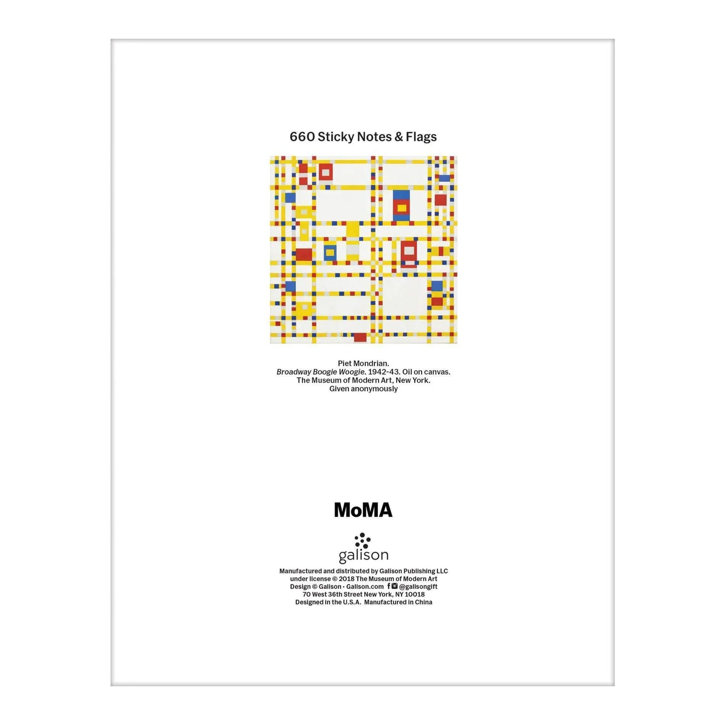 MoMA Mondrian Sticky Notes