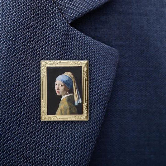 Art Framed Enamel Pin