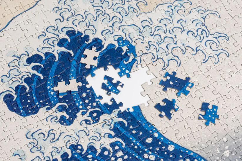 Great Wave Puzzle Hokusai