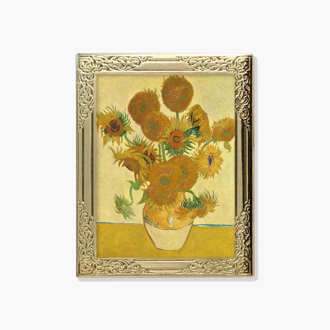 Art Framed Enamel Pin