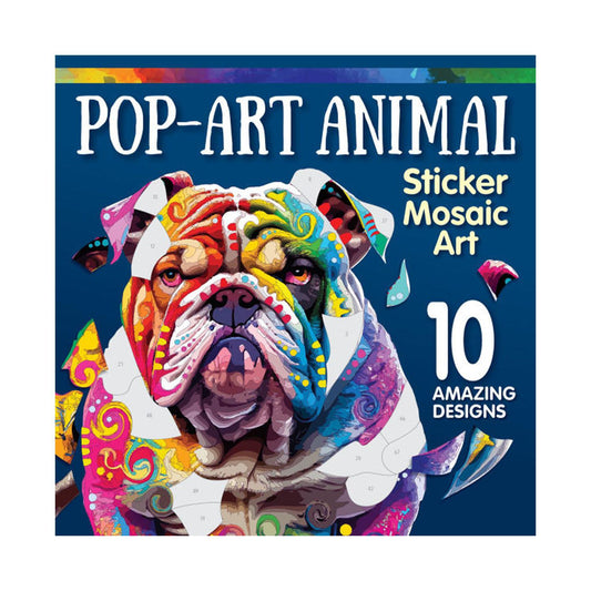 Pop Art Animal Sticker Mosaic Art