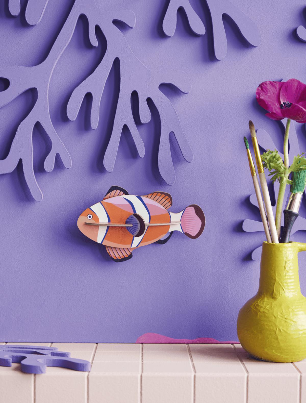 3D Wall Art Clownfish
