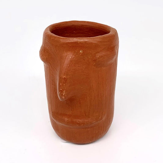 Casa01-Red Clay Mezcal Cups, faces