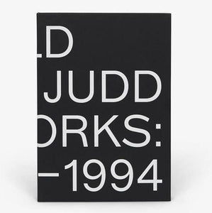 Donald Judd Artworks 1970 - 1994