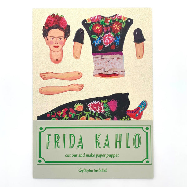 Frida Kahlo Cut Out and Make Paper Puppet