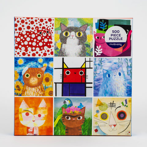 Artsy Cats 500 Piece Puzzle