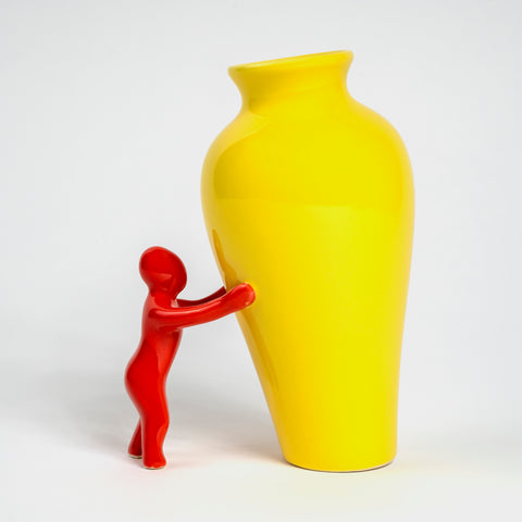 Little Man Standing Vase